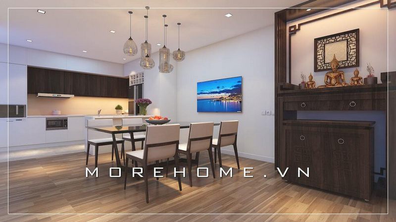 Mẫu bàn ăn đẹp MoreHome